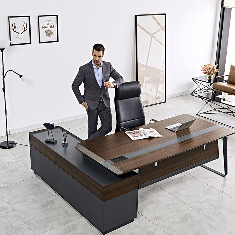 Office Tech Design - Современный роскошный деревянный офисный стол, рабочая