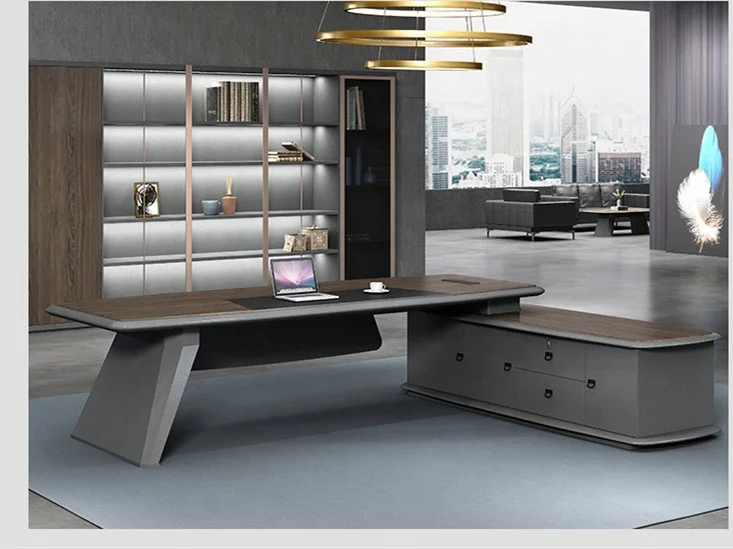 Office Tech Design - Высокотехнологичный роскошный офисный стол 2026 года,